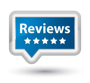 Image of bubble containing text review