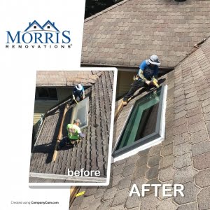 Skylight that needs to be serviced by licensed professionals