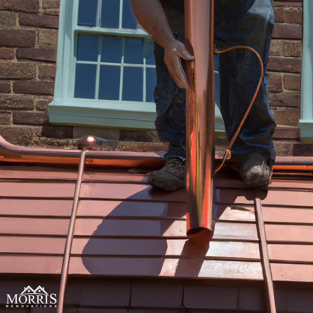 Copper Gutters Near Me Morris Renovations Inc
