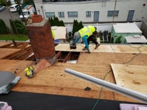 Morristown roofer fixing roof in Morris County NJ